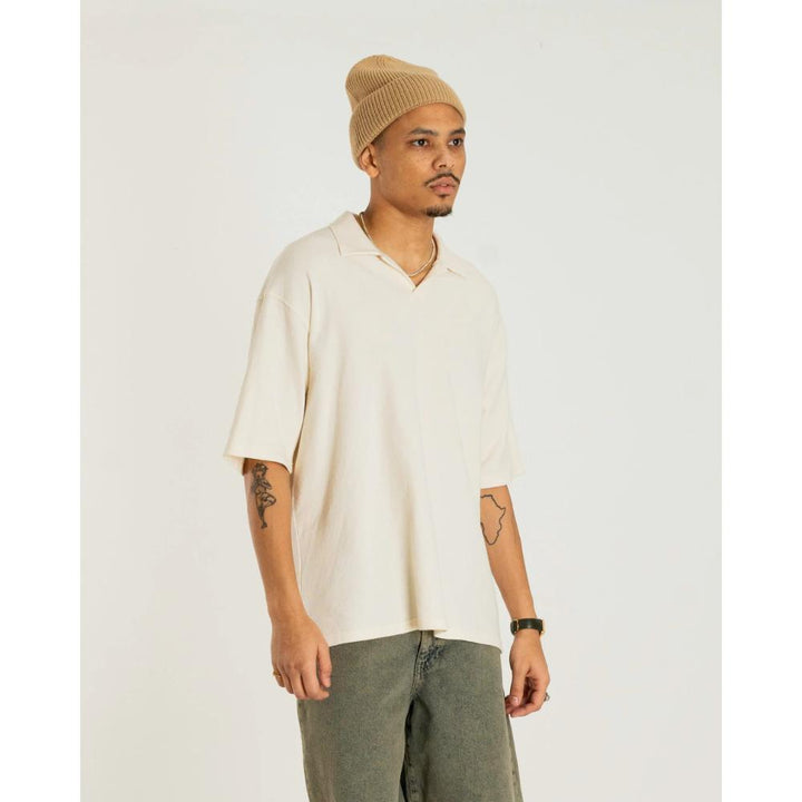 Woodbird Moul Terry Polo Uomo White