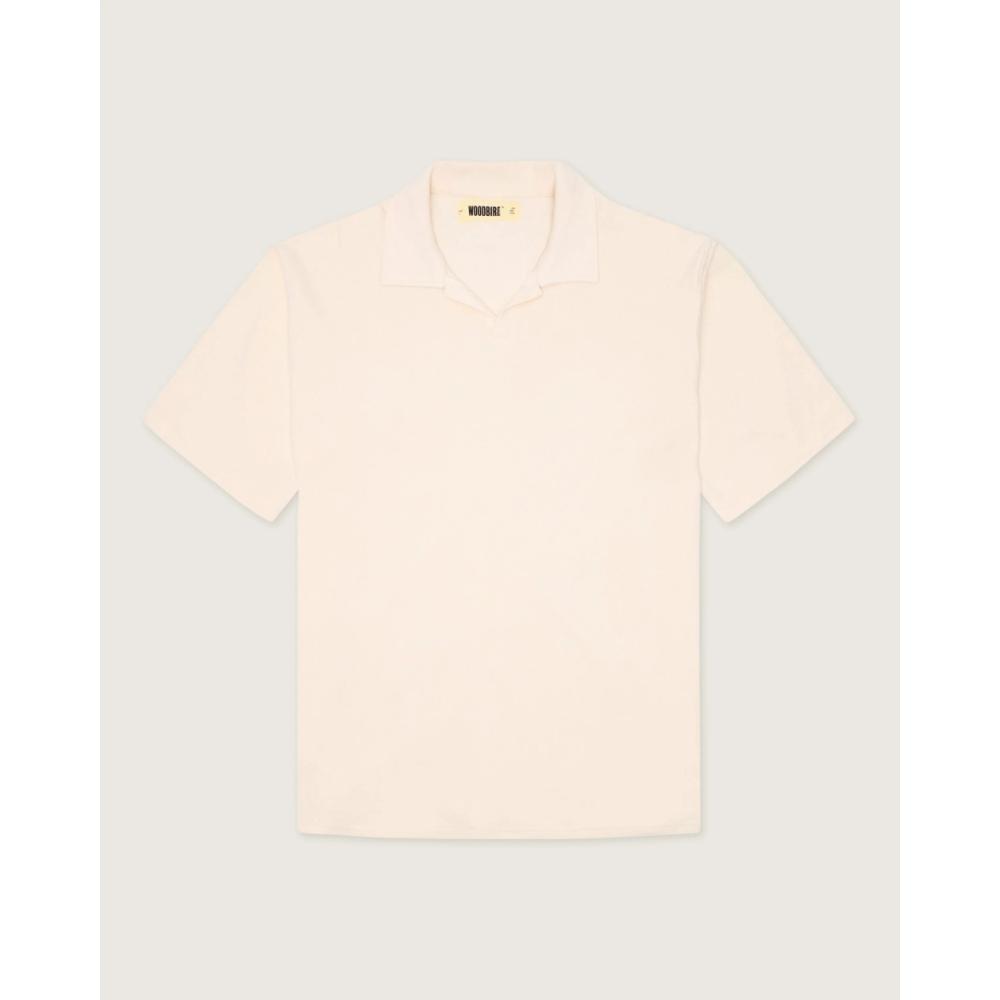 Woodbird Moul Terry Polo Uomo White