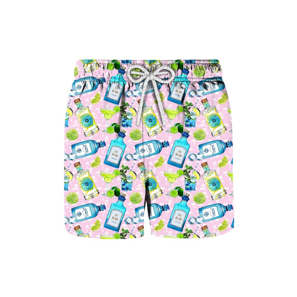 Alley Docks Costume Light Pink con Lime e Gin Uomo