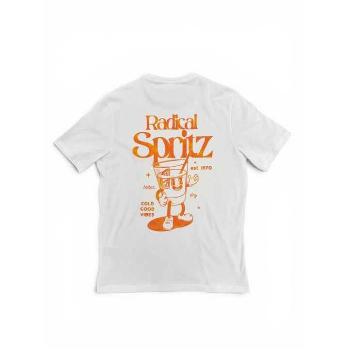 Alley Docks T-shirt Optical White Stampa “Radical Spritz” Uomo