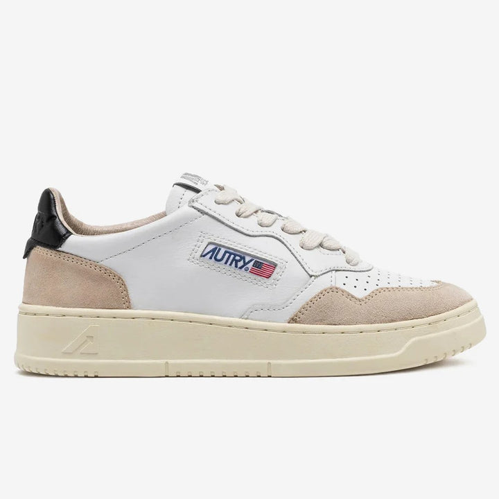 Autry Sneakers Medalist Suede White Black