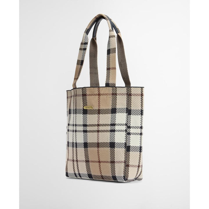 Barbour Shopper In Tartan Layla Rosewood Tartan Donna