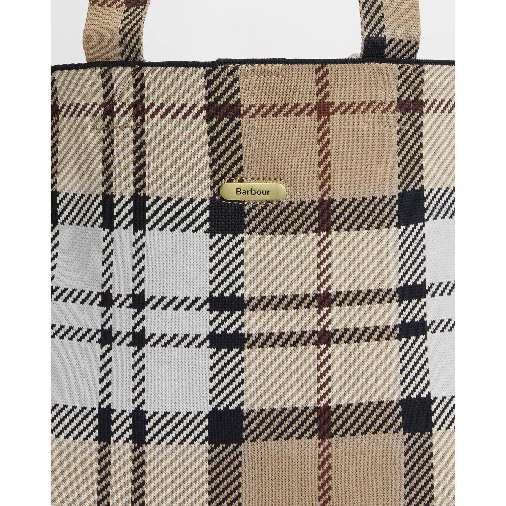Barbour Shopper In Tartan Layla Rosewood Tartan Donna