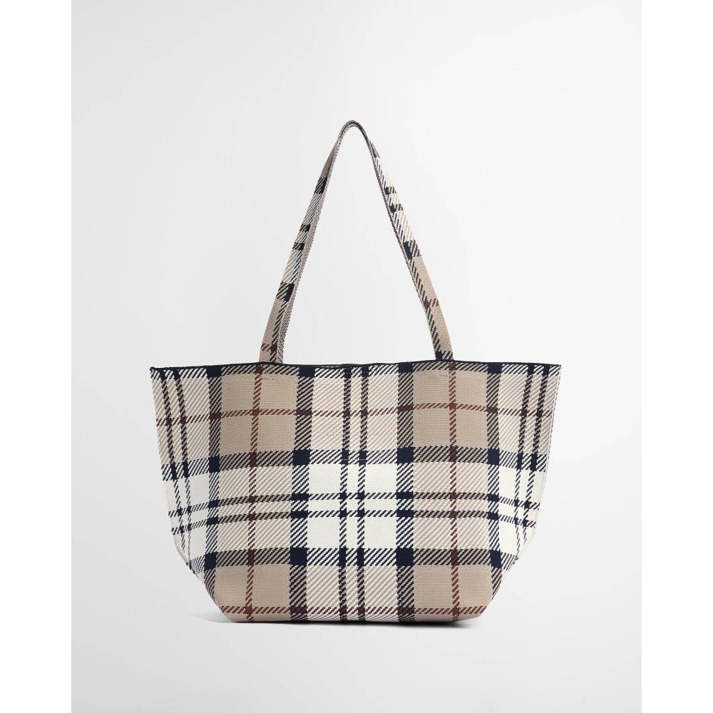 Barbour Borsa Tote Grande In Tartan Layla Rosewood Tartan Donna