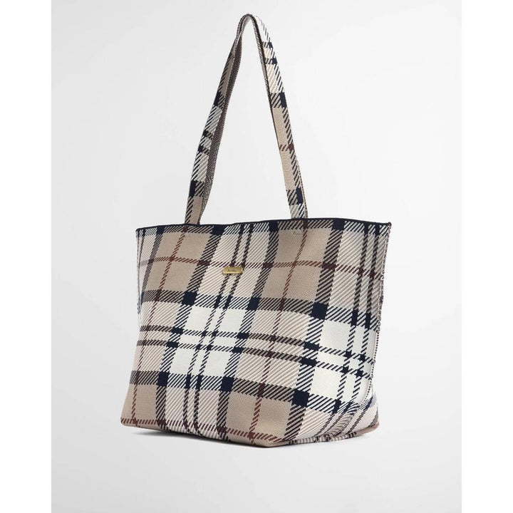 Barbour Borsa Tote Grande In Tartan Layla Rosewood Tartan Donna
