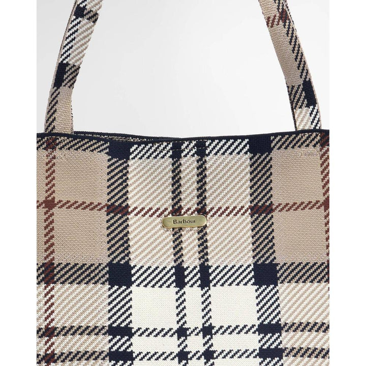 Barbour Borsa Tote Grande In Tartan Layla Rosewood Tartan Donna