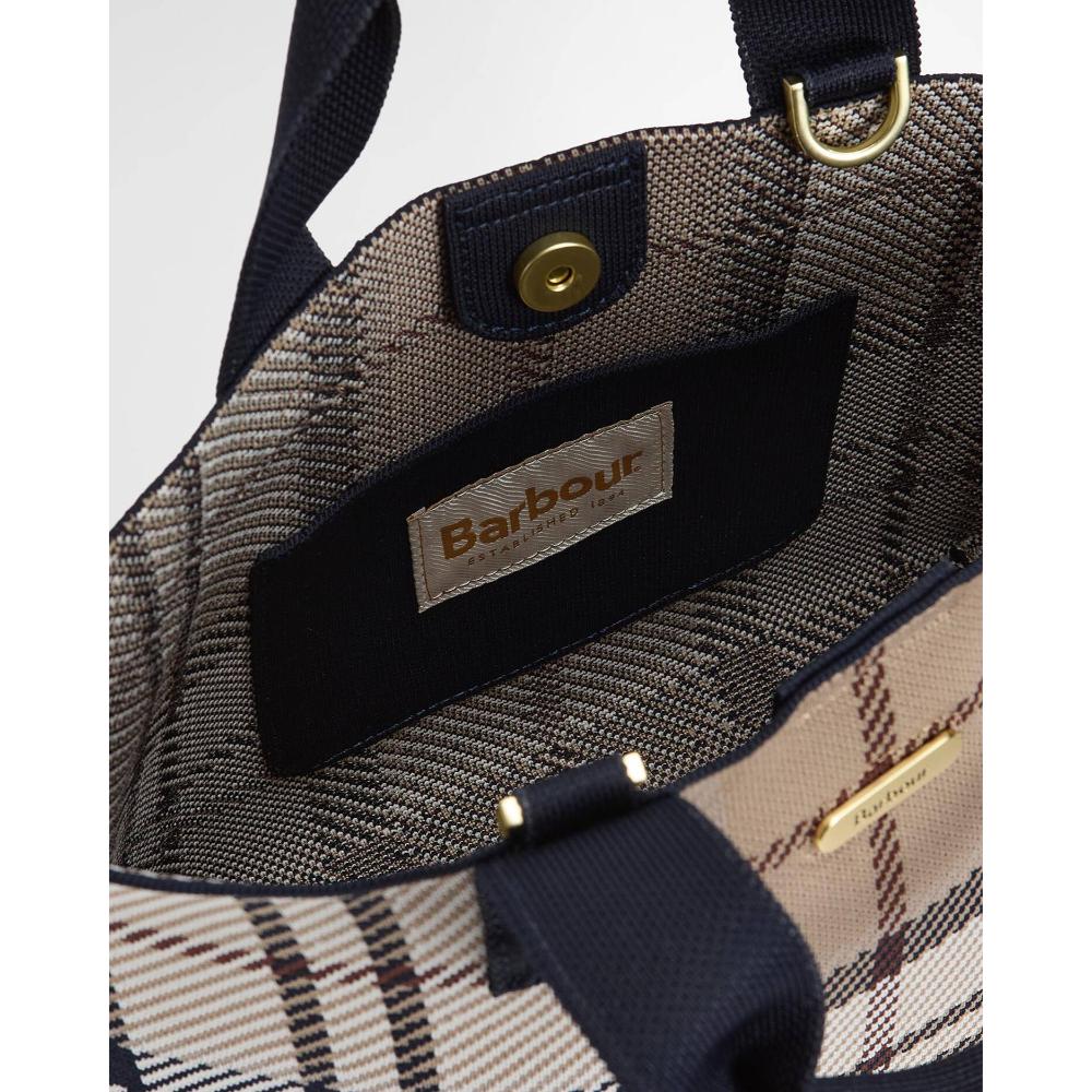 Barbour Borsa Tote Mini In Tartan Layla