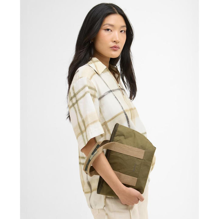 Barbour Mini Borsa Tote Mya Dusky Green Donna