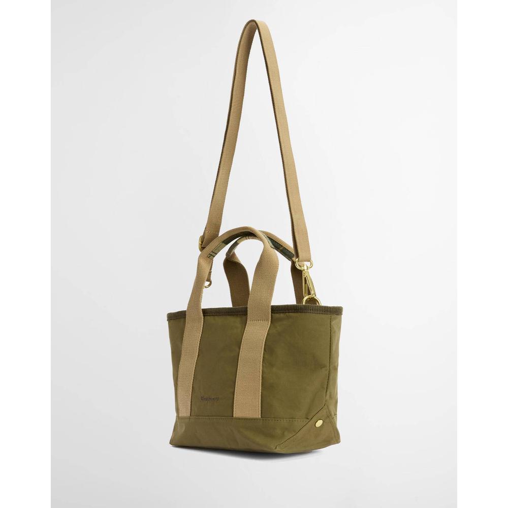 Barbour Mini Borsa Tote Mya Dusky Green Donna