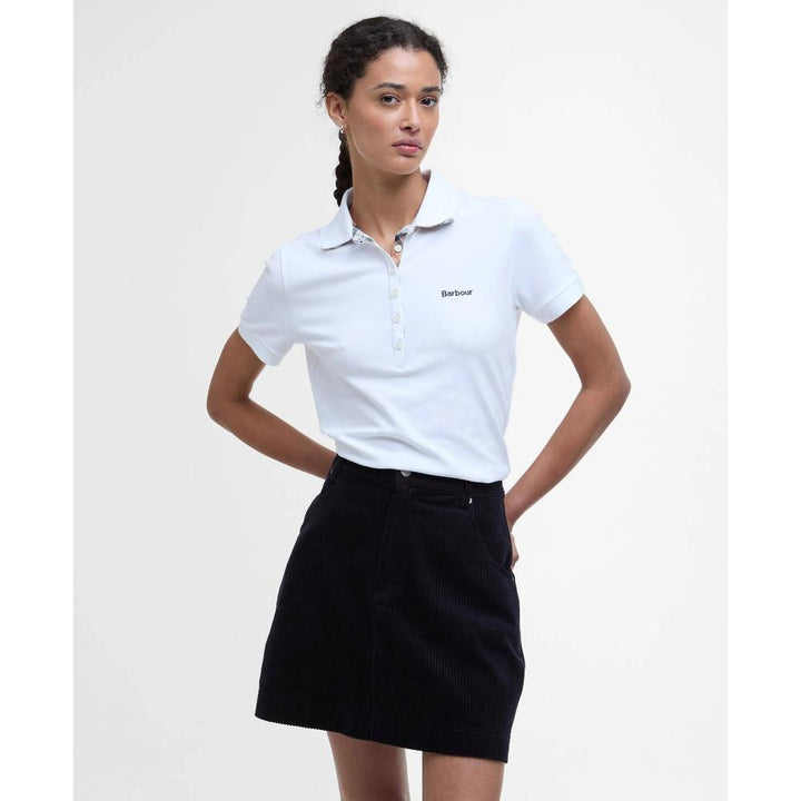 Barbour Maglia Portsdown White Donna