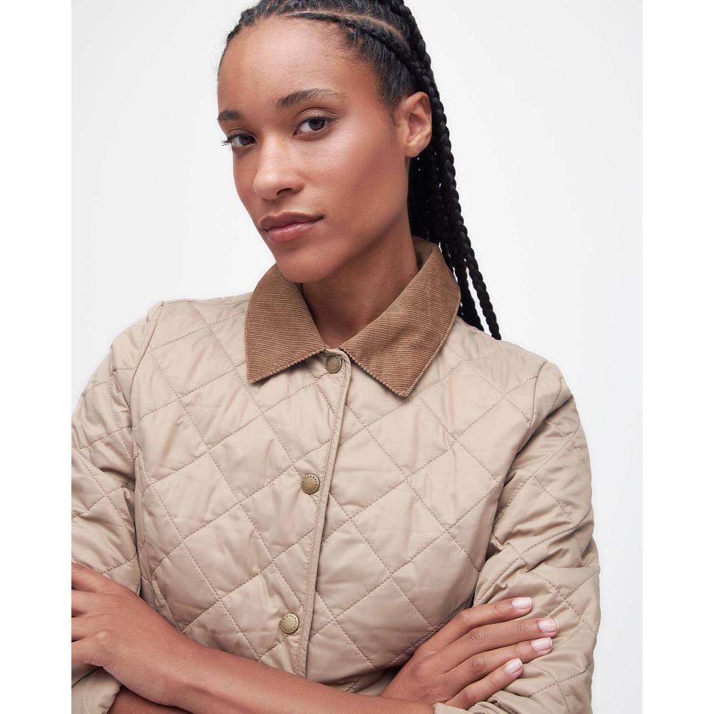 Barbour Giacca Trapuntata Deveron Light Trench Donna