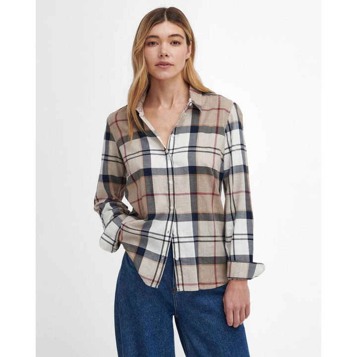 Barbour Camicia Bredon Hessian Tartan Donna