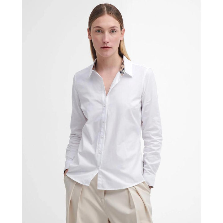 Barbour Camicia Derwent White Donna