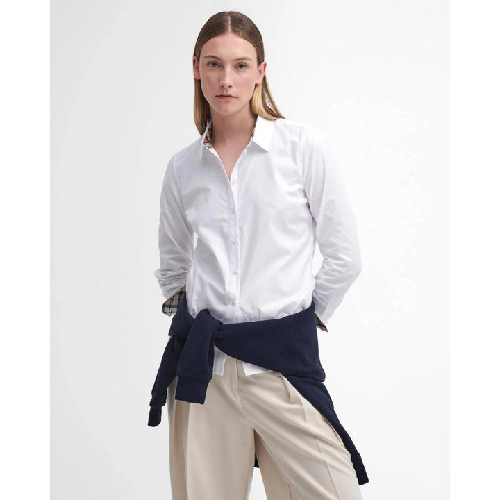 Barbour Camicia Derwent White Donna