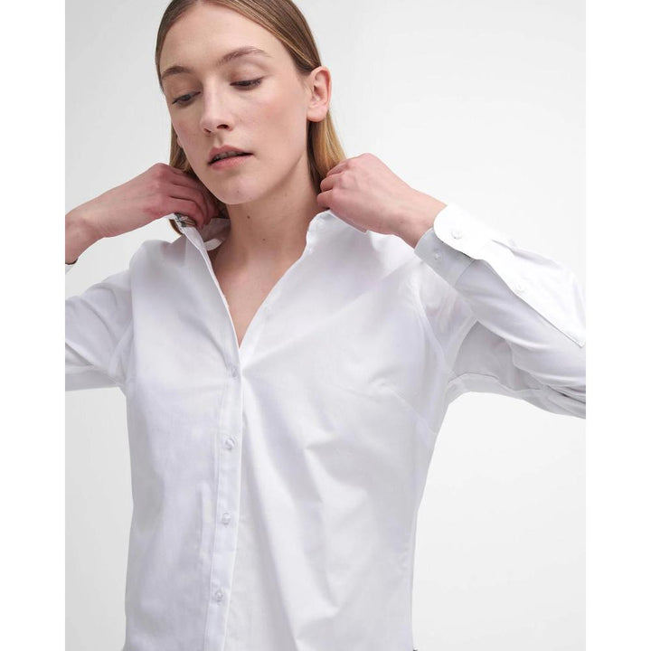 Barbour Camicia Derwent White Donna