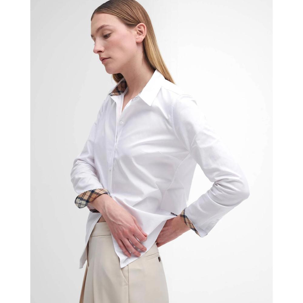 Barbour Camicia Derwent White Donna