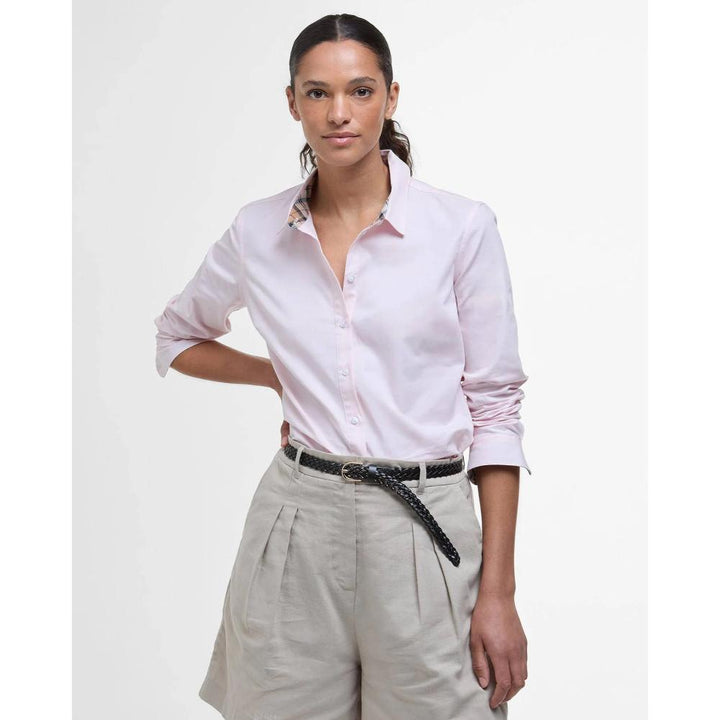 Barbour Camicia Derwent Pink Donna