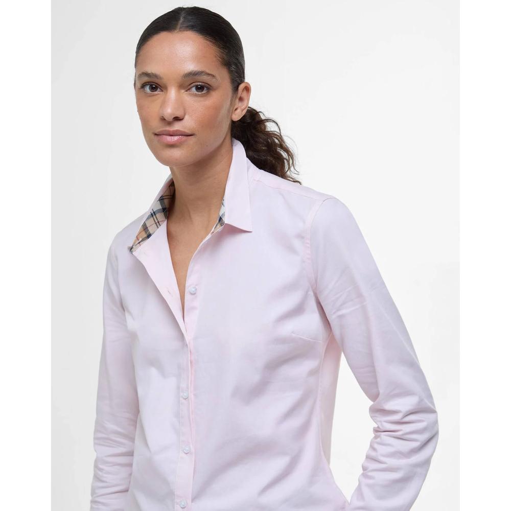 Barbour Camicia Derwent Pink Donna
