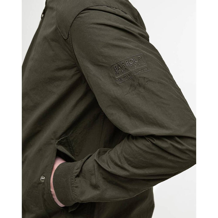 Barbour Giacca Harrington Rectifier Steve McQueen Classic Navy Uomo