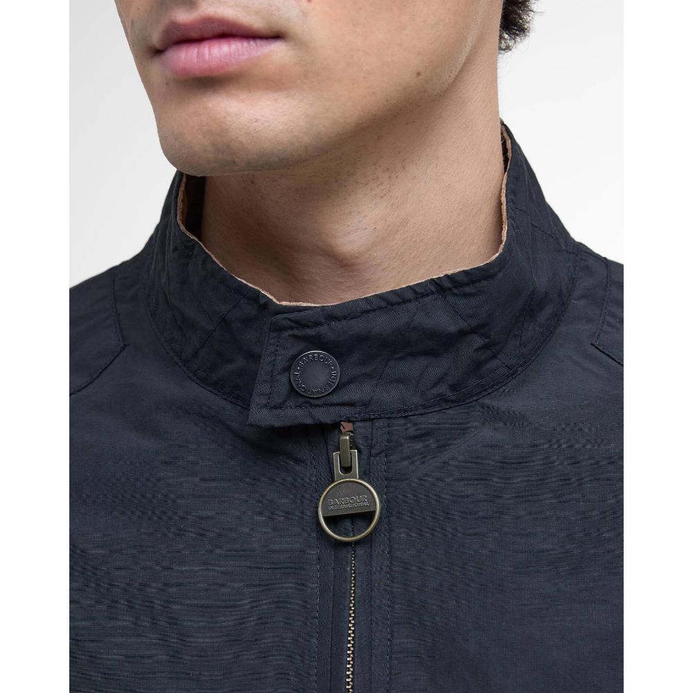 Barbour Giacca Harrington Rectifier Steve McQueen Classic Navy Uomo
