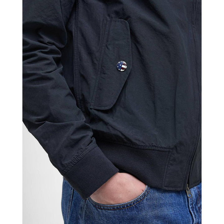 Barbour Giacca Harrington Rectifier Steve McQueen Classic Navy Uomo