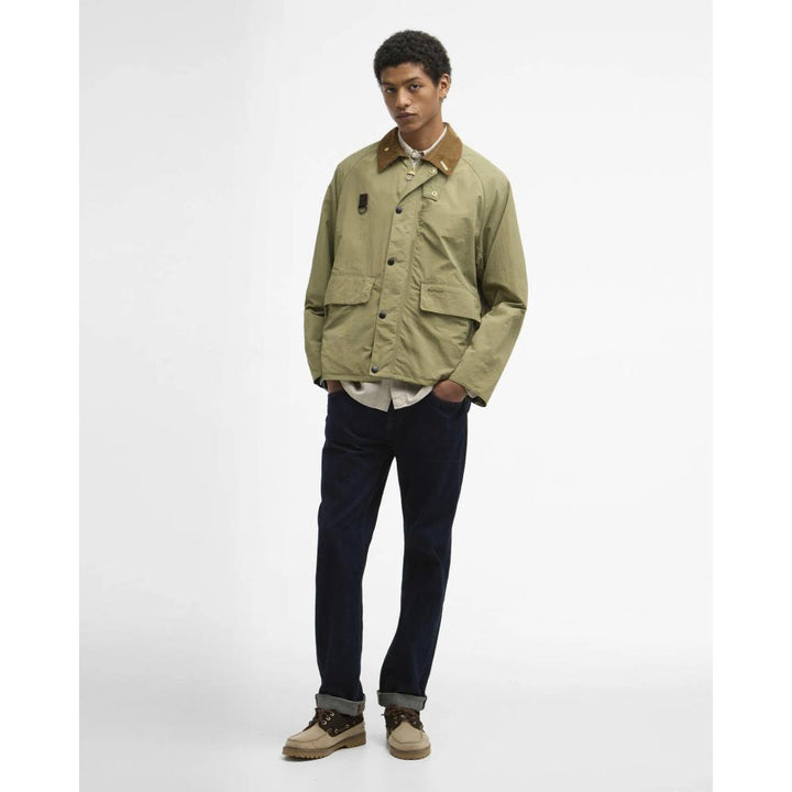 Barbour Giacca Spey Icons Bleached Olive Uomo