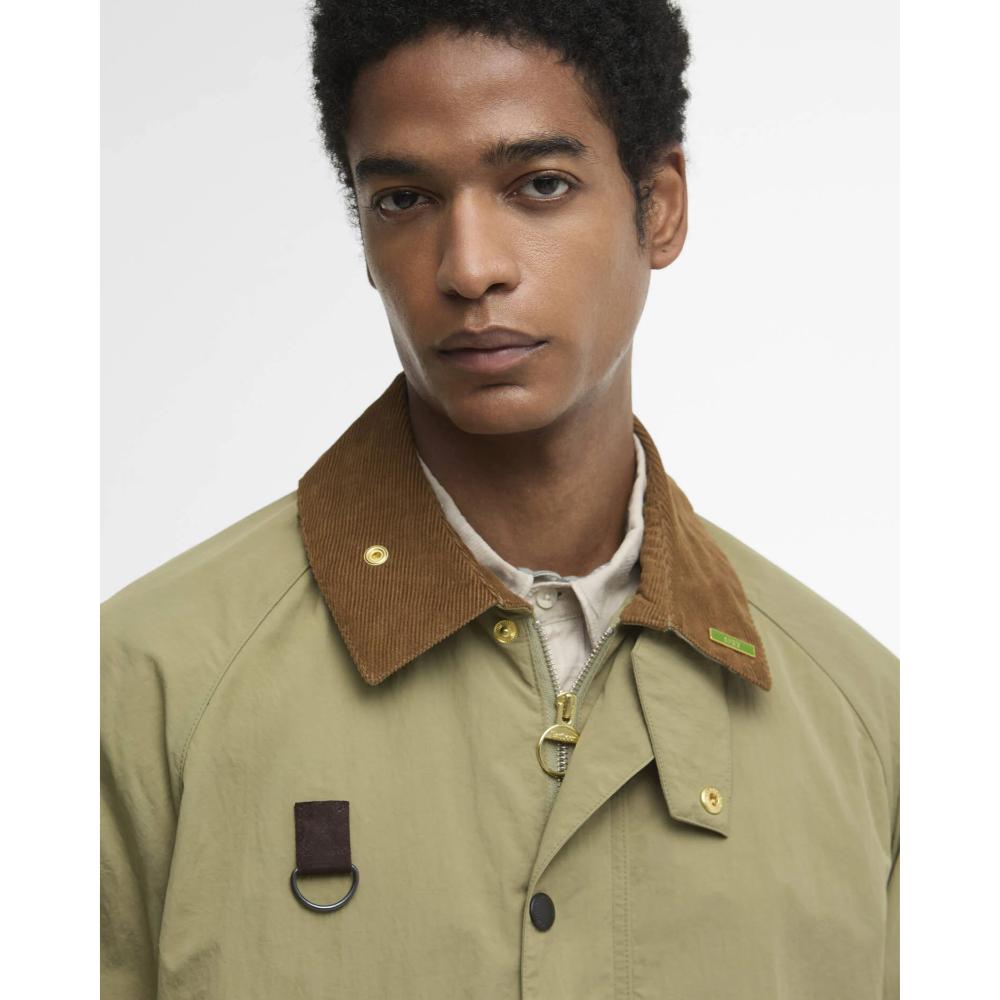 Barbour Giacca Spey Icons Bleached Olive Uomo