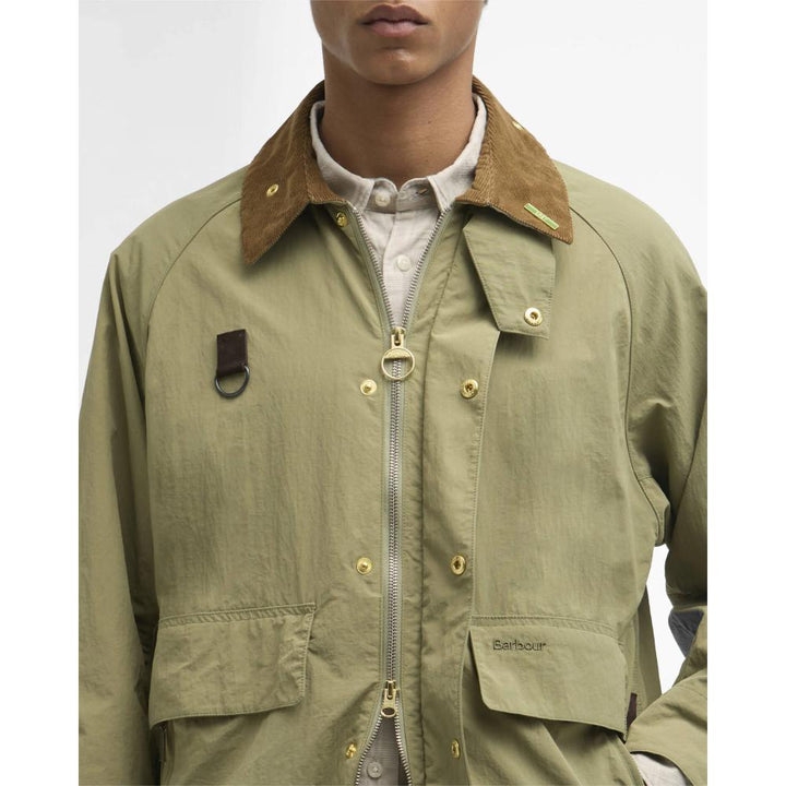 Barbour Giacca Spey Icons Bleached Olive Uomo