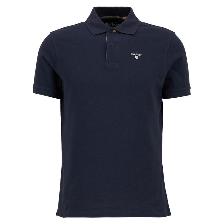 Barbour Tartan Pique Polo New Navy Uomo