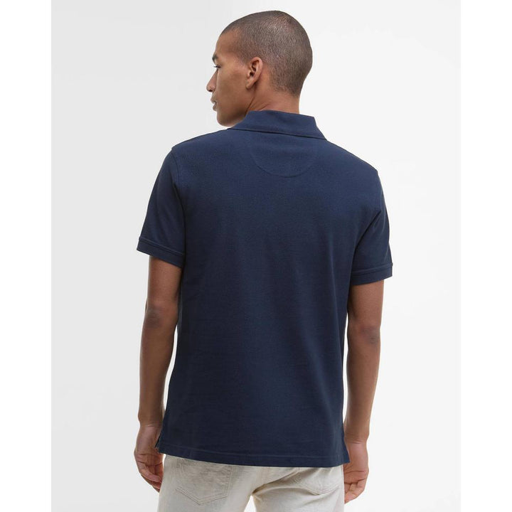 Barbour Tartan Pique Polo New Navy Uomo