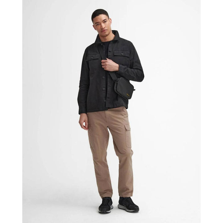 Barbour Overshirt Arlo Classic Black Uomo
