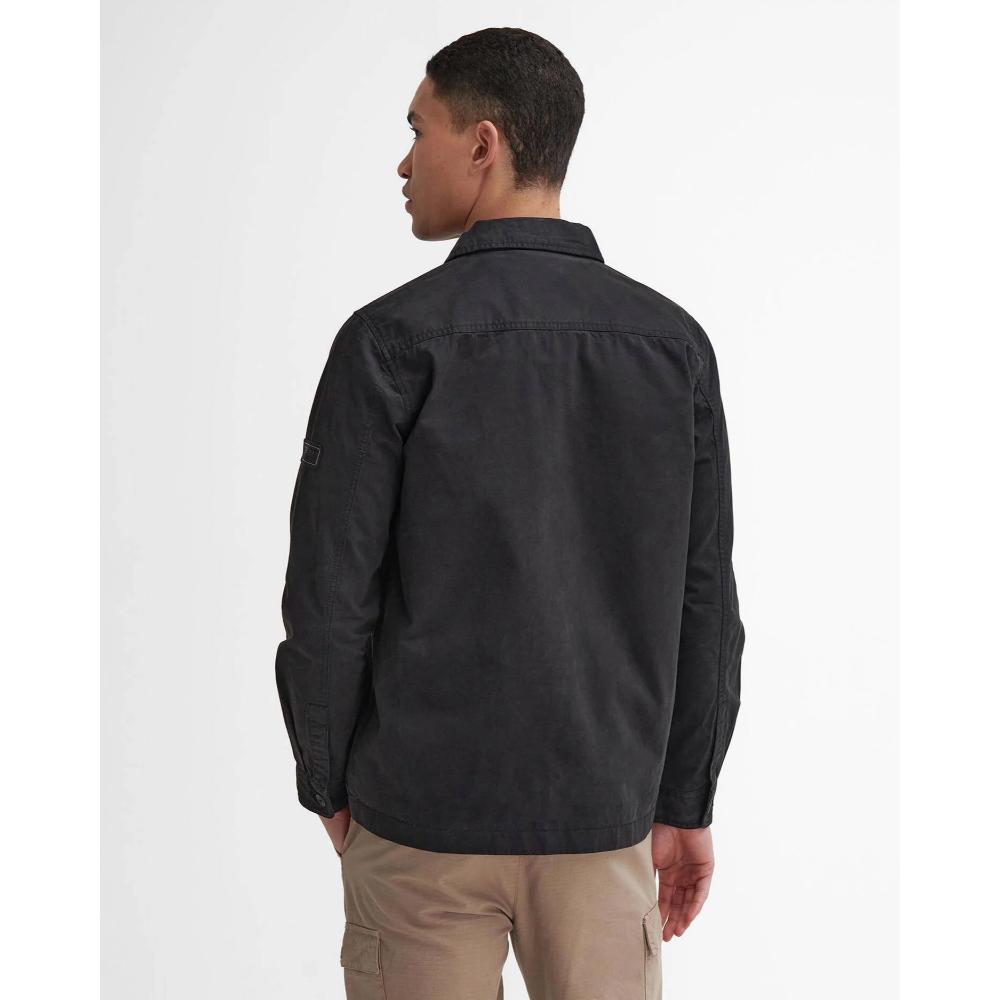 Barbour Overshirt Arlo Classic Black Uomo