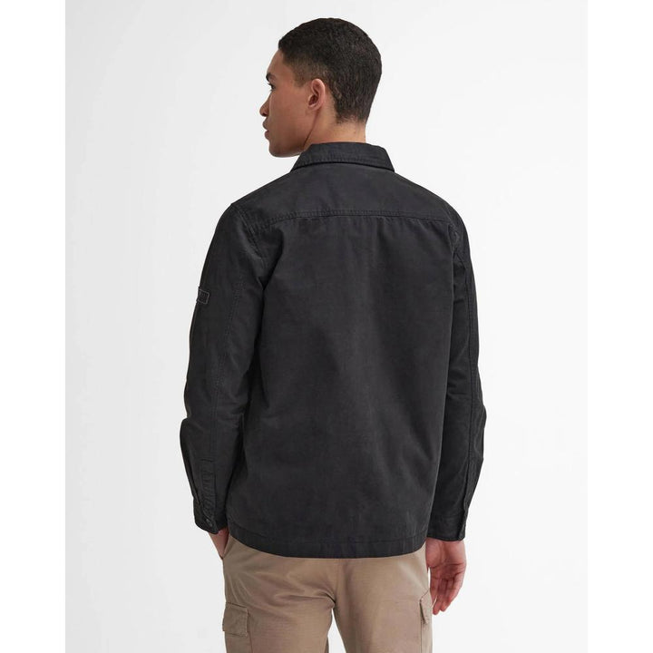 Barbour Overshirt Arlo Classic Black Uomo