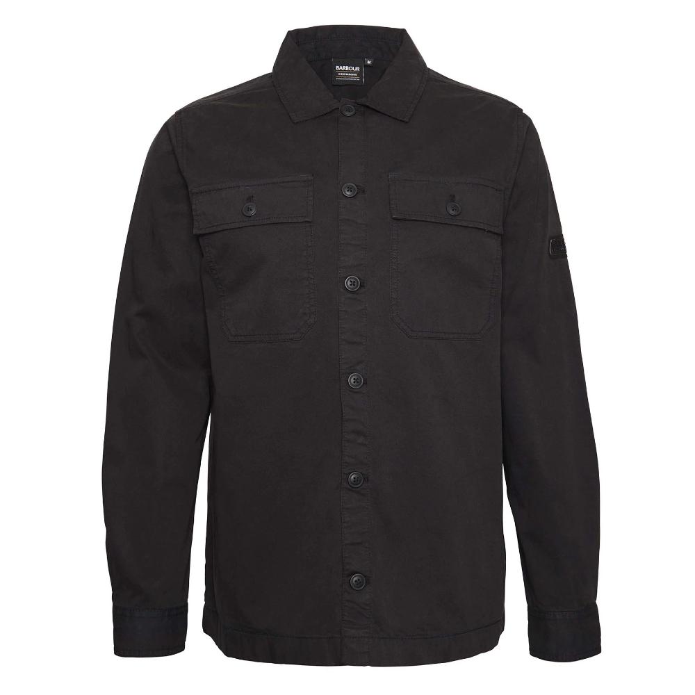 Barbour Overshirt Arlo Classic Black Uomo