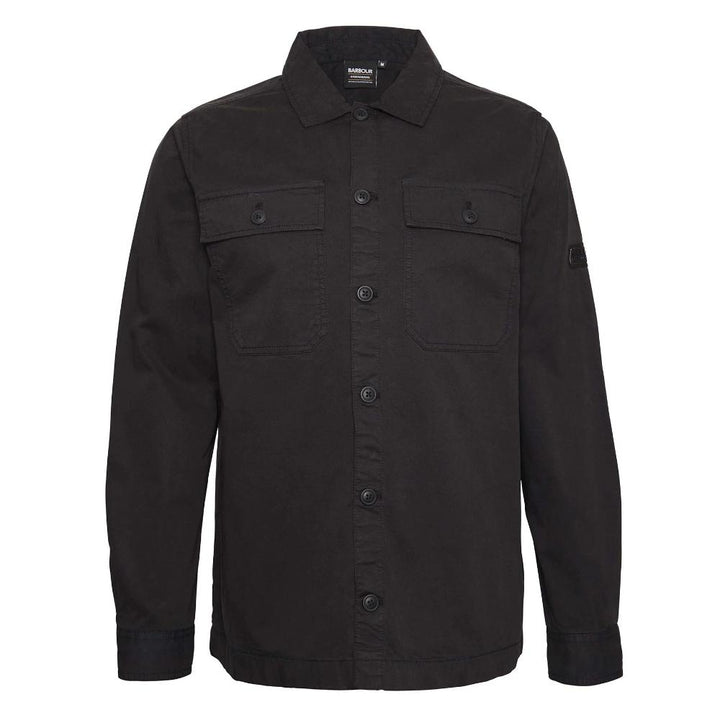 Barbour Overshirt Arlo Classic Black Uomo