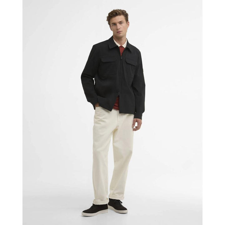 Barbour Overshirt Tucson Black Uomo