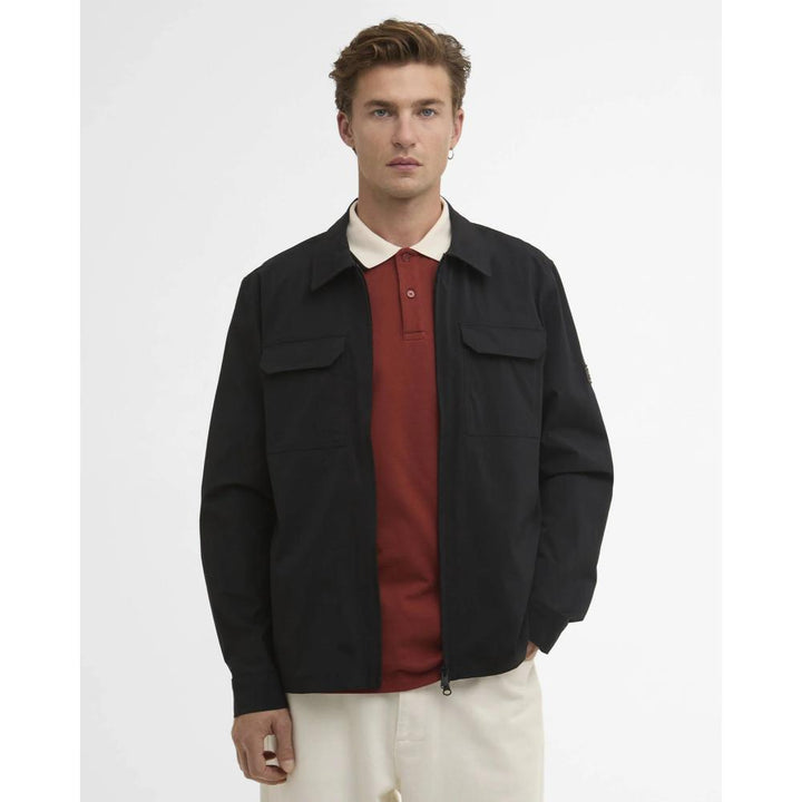 Barbour Overshirt Tucson Black Uomo