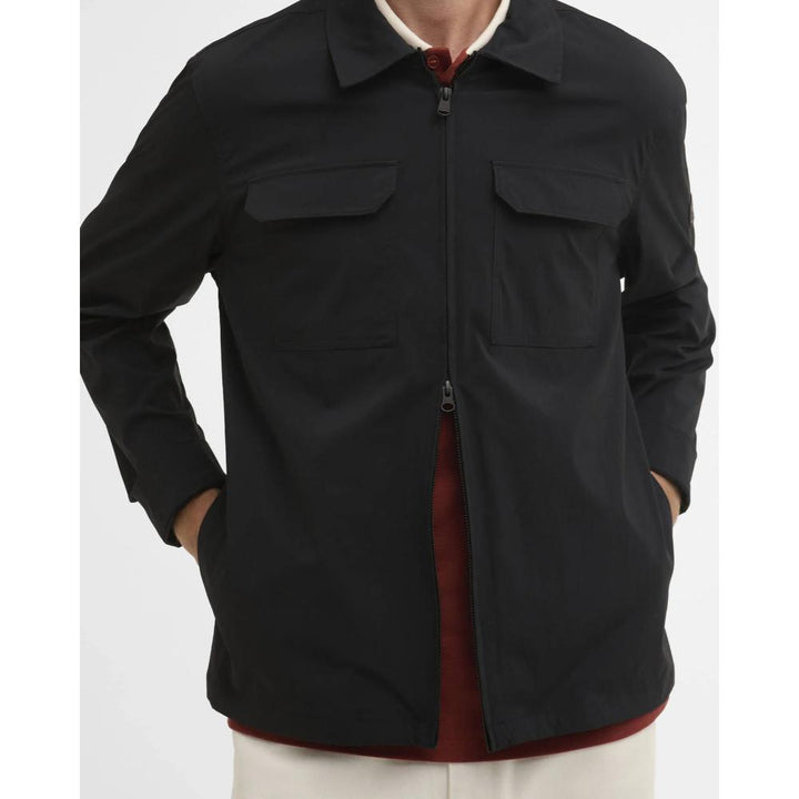 Barbour Overshirt Tucson Black Uomo