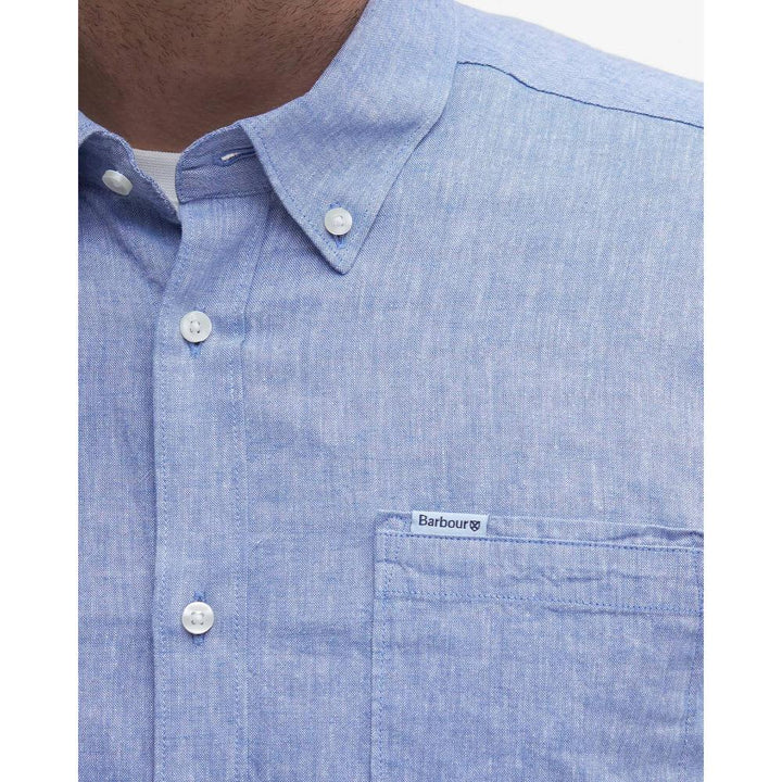 Barbour Camicia Sartoriale Nelson Classic Blue Uomo