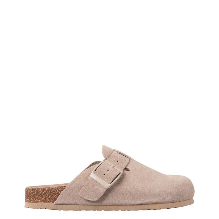 Colors Of California Sabot Sandal Suede Mud Uomo