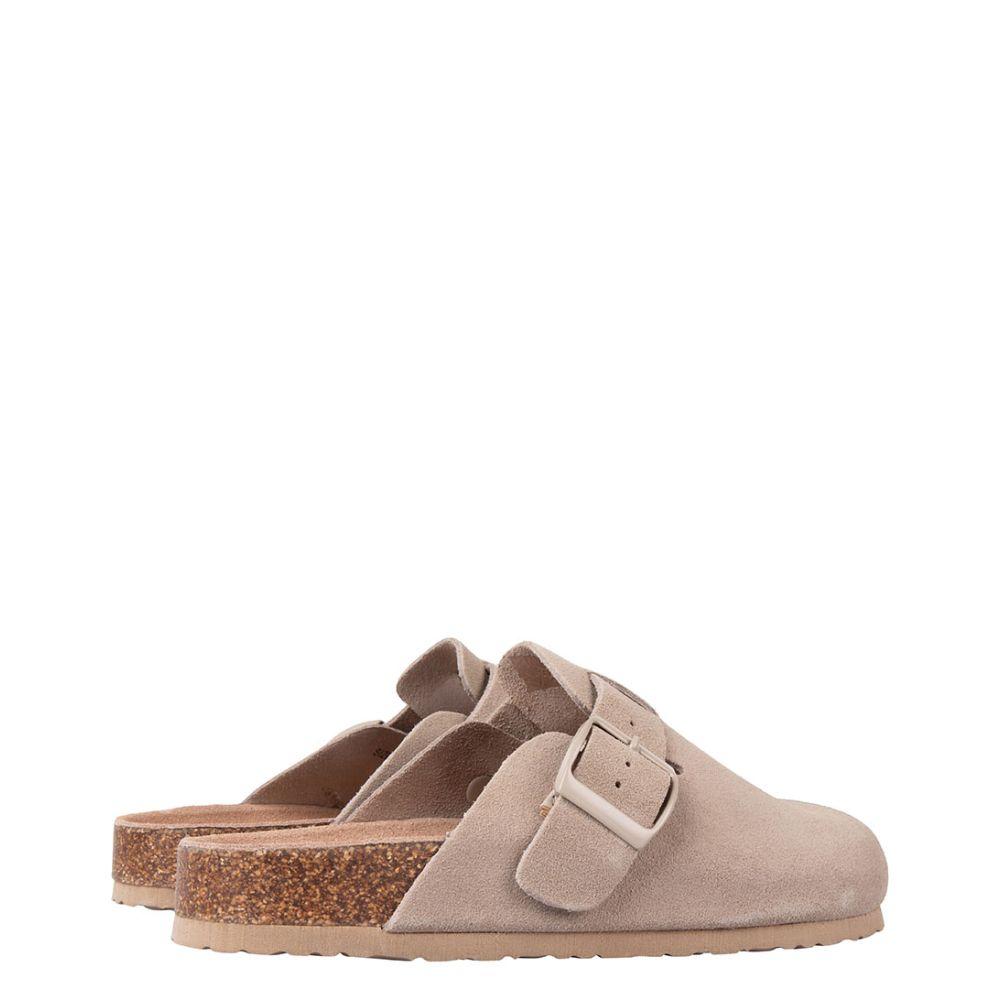 Colors Of California Sabot Sandal Suede Mud Uomo
