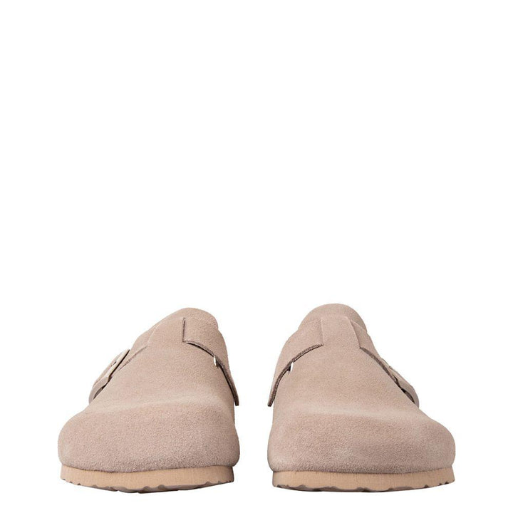 Colors Of California Sabot Sandal Suede Mud Uomo