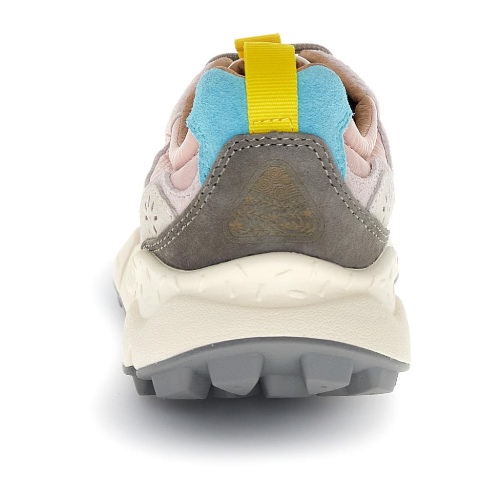 Flower Mountain Yamano 3 Suede Nylon Light Pink Off White Pink Donna