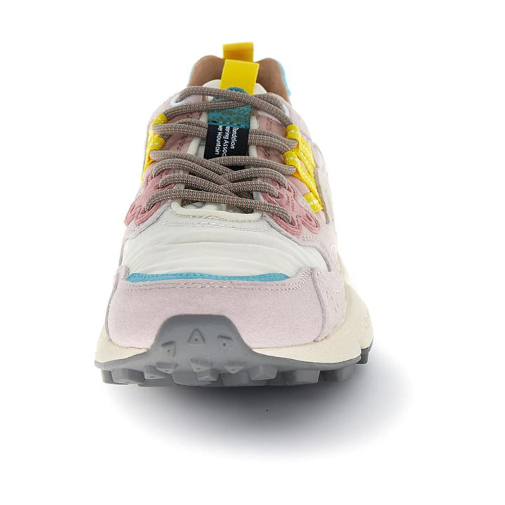 Flower Mountain Yamano 3 Suede Nylon Light Pink Off White Pink Donna