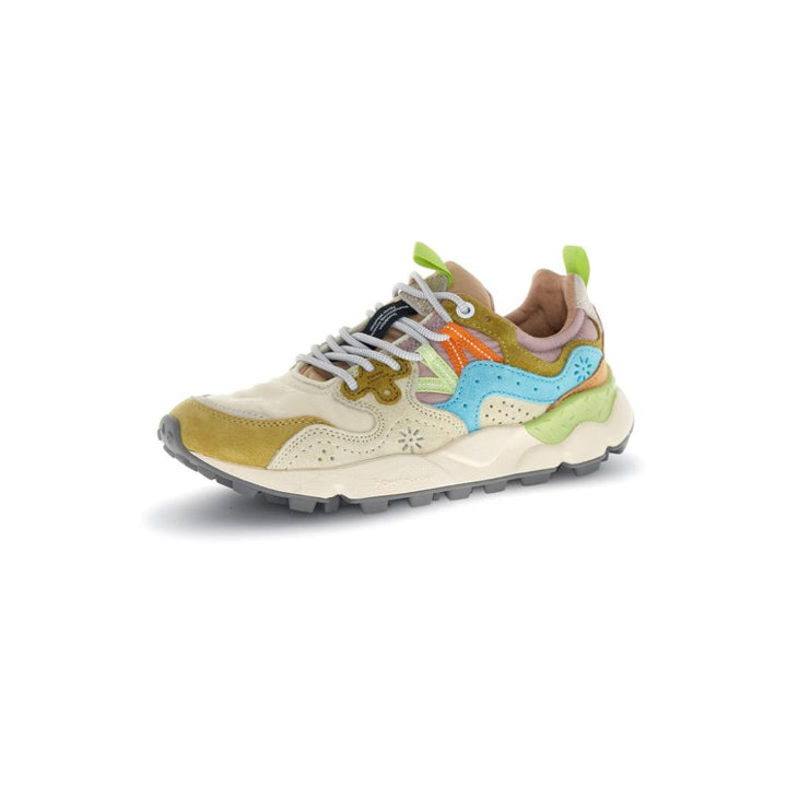 Flower Mountain Yamano 3 Suede Nylon Cream Milk Light Blue