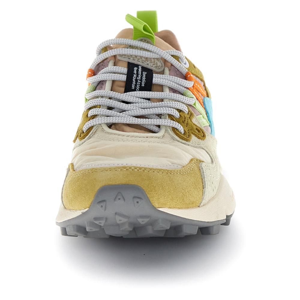 Flower Mountain Yamano 3 Suede Nylon Cream Milk Light Blue