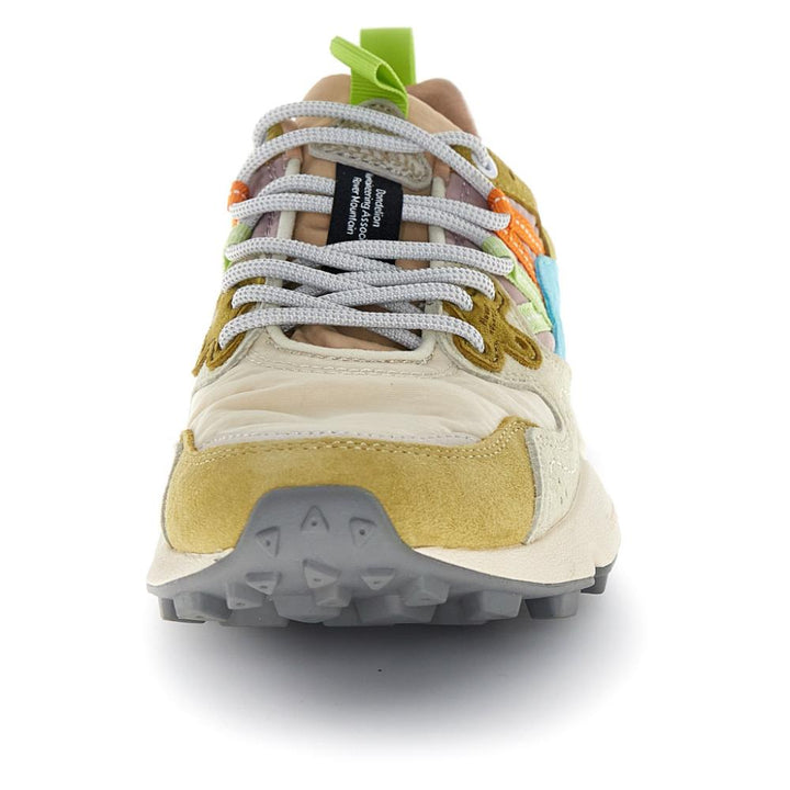 Flower Mountain Yamano 3 Suede Nylon Cream Milk Light Blue