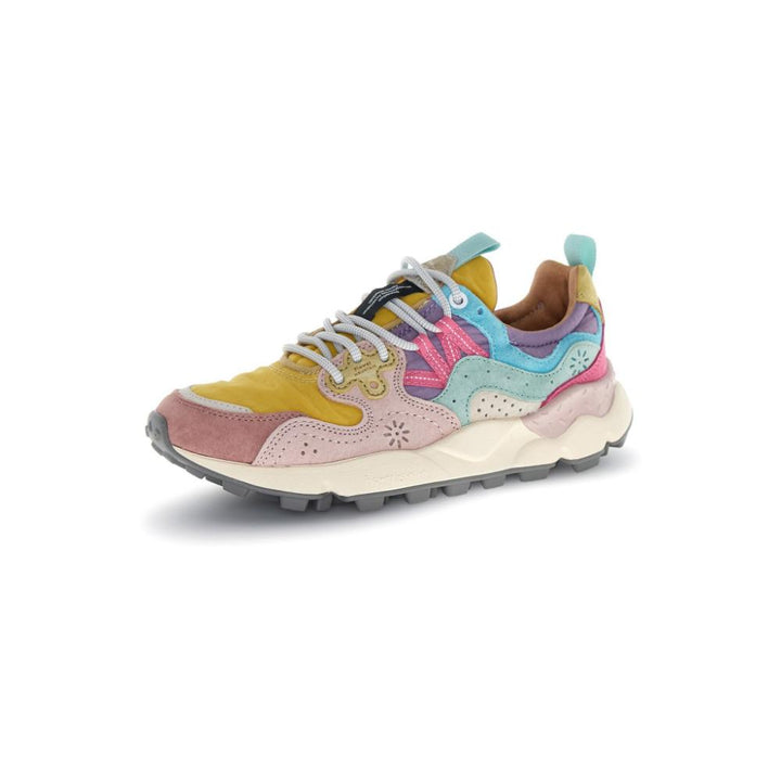 Flower Mountain Yamano 3 Suede Nylon Pink Ocher Light Pink Donna
