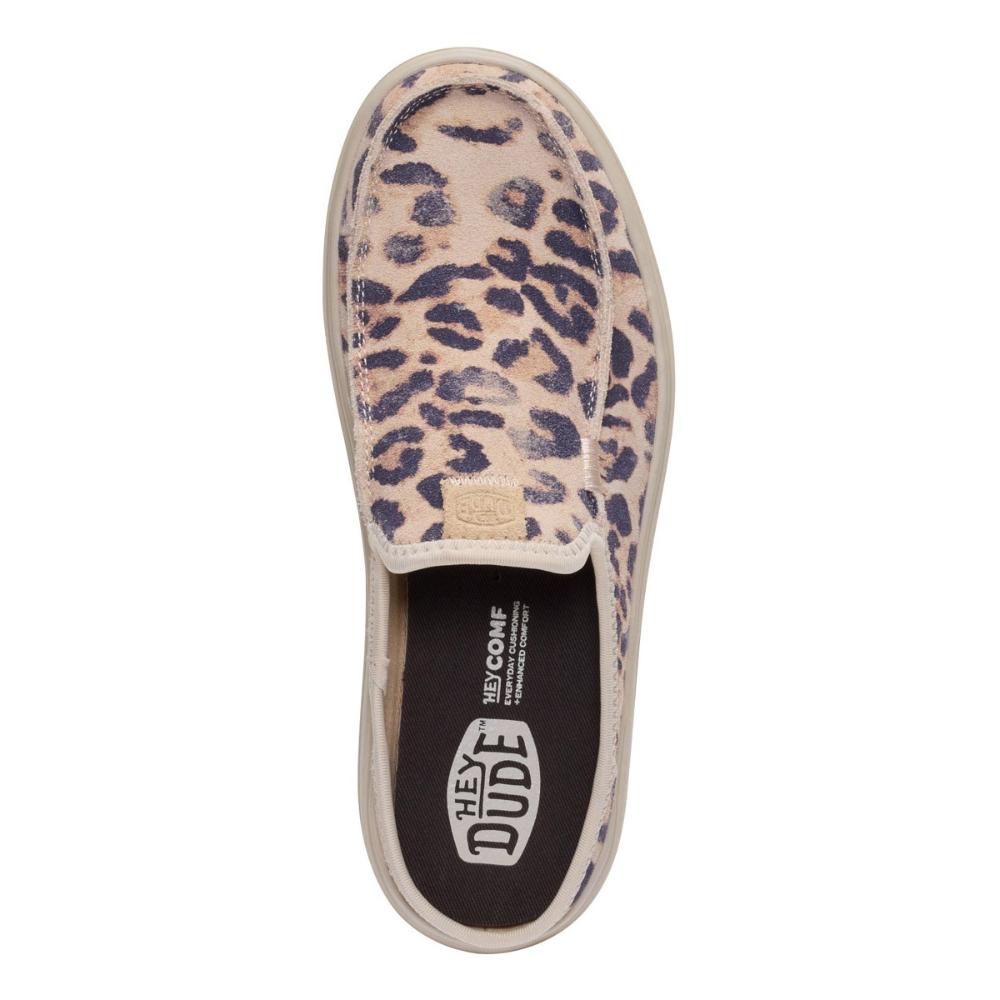 Hey Dude Austin Lift Classic Taupe Leopard Donna