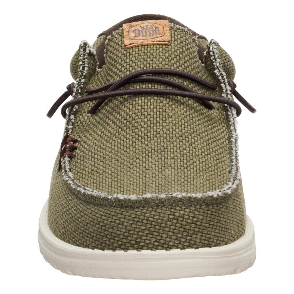 Hey Dude Wally Braided Burnt Olive Delicioso Brown Uomo